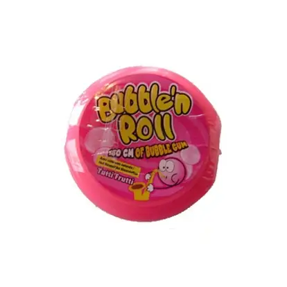 Bubble gum outlet rolls