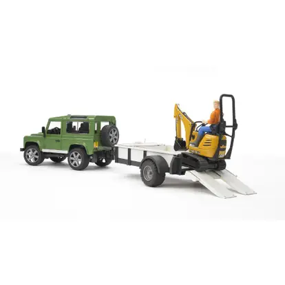 Bruder jeep store and trailer