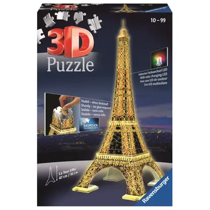 informatie bolvormig Savant Ravensburger 3D-puzzel Eiffeltoren Night Edition - 216 stukjes