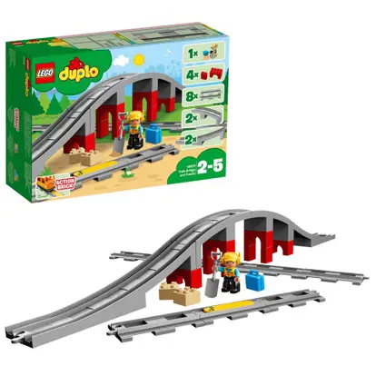 voor de hand liggend sterk Bepalen LEGO DUPLO treinbrug en rails 10872