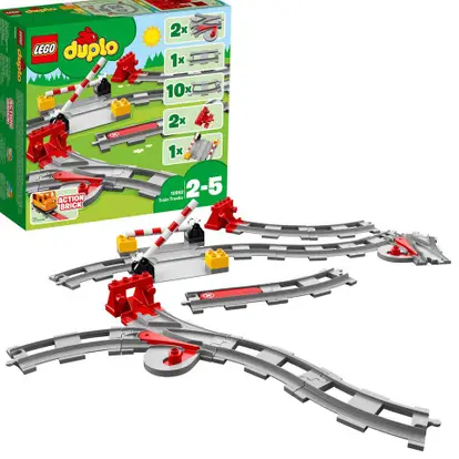 neef Slaapzaal Ambitieus LEGO DUPLO treinrails 10882