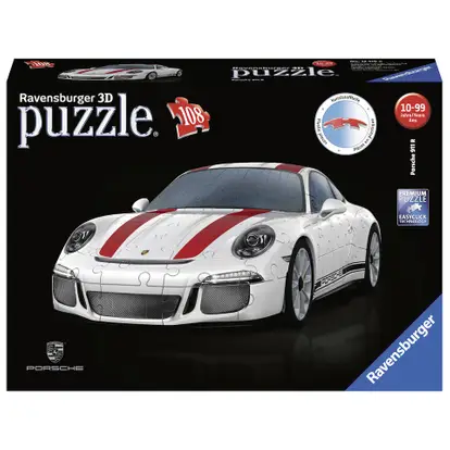 plek passage Leegte Ravensburger 3D-puzzel Porsche 911R - 108 stukjes