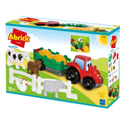 Achternaam toewijding teleurstellen Abrick tractor met aanhanger