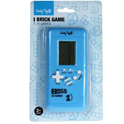 capaciteit rukken Alvast Wonky Monkey 20 Brick games handheld - blauw