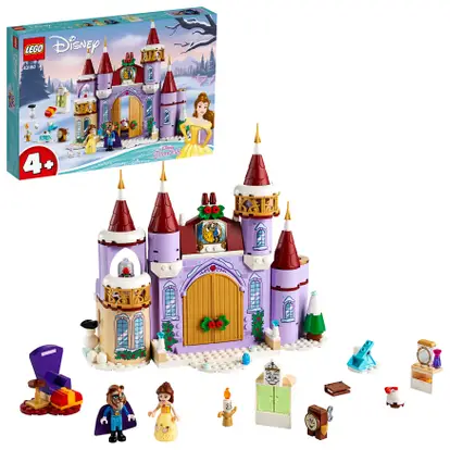 schade krab Mellow LEGO Disney Princess Belle's kasteel winterfeest 43180