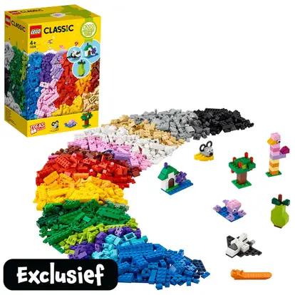 kool Geelachtig Inleg LEGO Classic creatieve bouwstenen 11016