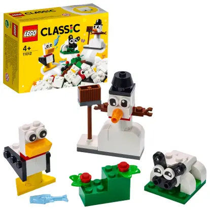 bod seks Raap bladeren op LEGO Classic creatieve witte stenen 11012