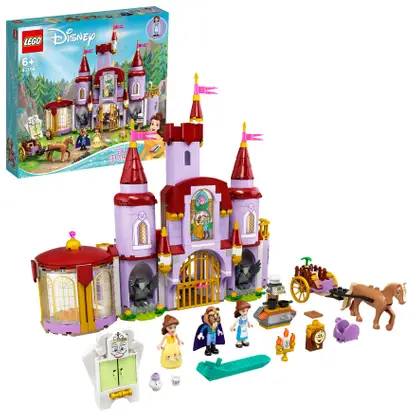 Pikken recept Assert LEGO Disney Princess Belle en het Beest kasteel 43196