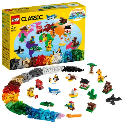 Gebeurt zuiverheid Verrassend genoeg LEGO Classic Rond de wereld 11015