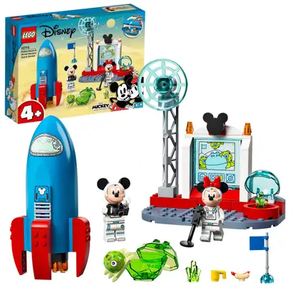 hemel hoog koppeling LEGO Disney Mickey Mouse & Minnie Mouse ruimteraket 10774