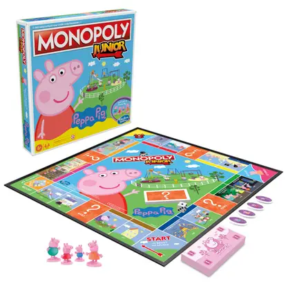 Wanten Turbine scherm Monopoly Junior Peppa Pig