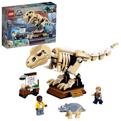 grote Oceaan Heerlijk Stereotype LEGO Jurassic World T-Rex dinosaurusfossiel tentoonstelling 76940