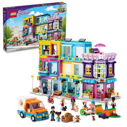 creatief Pakket Overredend LEGO Friends hoofdstraatgebouw 41704