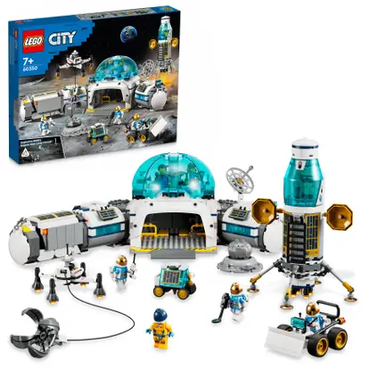 moed Winkelcentrum hoog LEGO CITY onderzoeksstation op de maan 60350