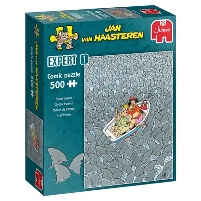 Leerling Enzovoorts Zeebrasem Jumbo Jan van Haasteren Expert puzzel Overal haaien - 500 stukjes
