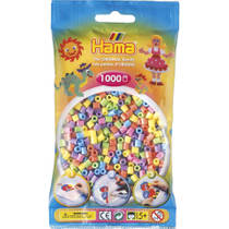 Hama strijkkralen - pastel - 1000 stuks