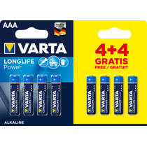 Varta High Energy AAA 4+4 Gratis