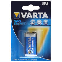 Varta High Energy batterij - 9V - 6LR61