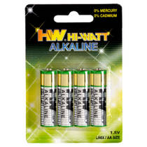 Alkaline LR06-AA-B4 Batterijen