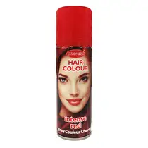 Haarkleurspray 125 ml - rood