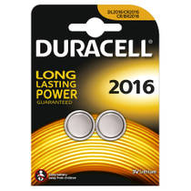 Duracell Specialty lithium knoopcelbatterij - CR2016 - 2 stuks