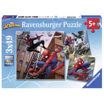 Ravensburger puzzelset Spider-Man in actie - 3 x 49 stukjes