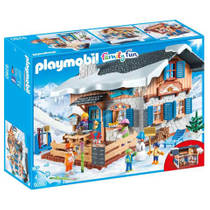 PLAYMOBIL Family Fun skihut 9280