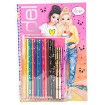 TOPModel kleurboek met potloden