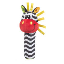 Playgro knijpbeest zebra