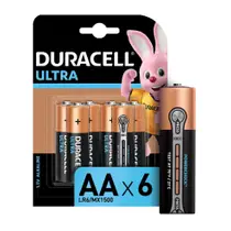 Duracell Ultra Power AA alkaline batterijen - 6 stuks