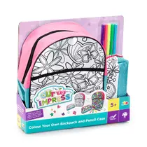 COLOUR YOUR OWN BACKPACK & PENCIL CASE