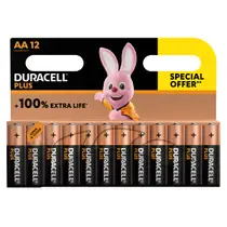 Duracell Alka Plus AA-batterijen set 12-delig