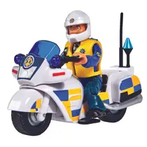 Brandweerman Sam politiemotor + figuur