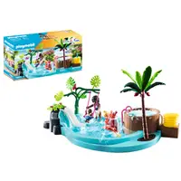 PLAYMOBIL Family Fun kinderzwembad met whirlpool 70611