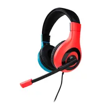 Bigben Nintendo Switch gaming headset - rood/blauw