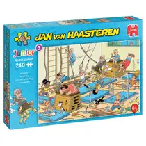 Jumbo Jan van Haasteren Junior puzzel Apenkooien - 240 stukjes