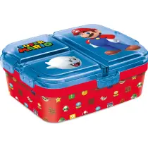 Mario Bros. lunchbox met vakken