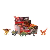 Animal World dinosaurussen in display - 17 cm