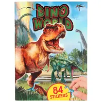 Dino World stickerboek met puffy stickers