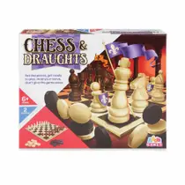 CHESS AND DRAUGHTS BOARD GAME