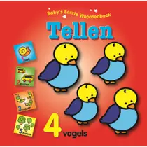 Baby's eerste woordenboek: Tellen - 4 vogels