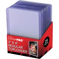 Ultra Pro 3 x 4 inch Regular Toploader ruilkaarthoezen set 25-delig