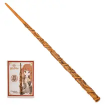 Wizarding World Harry Potter toverstaf met spreukkaart Hermelien Griffel - 30 cm