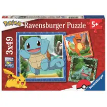 Ravensburger puzzelset Pokémon - 3 x 49 stukjes