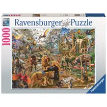 Ravensburger puzzel Chaos in de galerie - 1000 stukjes