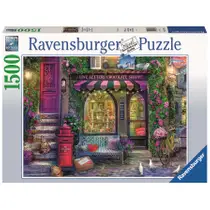 Ravensburger puzzel Liefdesbrieven en chocolade shop - 1500 stukjes
