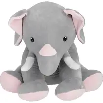 Zittende olifant knuffel - 50 cm