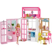 Barbie vakantiehuis met pop
