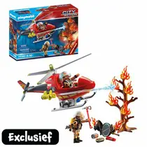 PLAYMOBIL brandbestrijding helikopter 71195