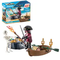 PLAYMOBIL Pirates starterpack piraat met roeiboot 71254